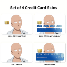Load image into Gallery viewer, Saitama  Credit Card Skins (4-in-1 Pack)
