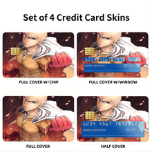 Load image into Gallery viewer, Saitama  Credit Card Skins (4-in-1 Pack)
