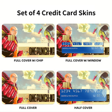 Load image into Gallery viewer, Saitama  Credit Card Skins (4-in-1 Pack)
