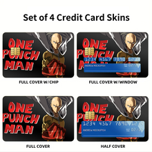 Load image into Gallery viewer, Saitama  Credit Card Skins (4-in-1 Pack)
