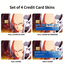 Load image into Gallery viewer, Saitama  Credit Card Skins (4-in-1 Pack)
