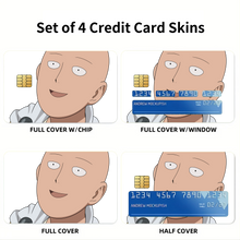 Load image into Gallery viewer, Saitama  Credit Card Skins (4-in-1 Pack)
