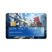 Load image into Gallery viewer, Saitama Looking Out Over the City  Credit Card Skins (4-in-1 Pack)
