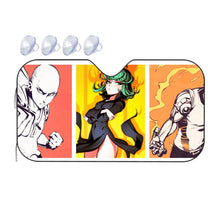 Load image into Gallery viewer, Saitama, Tatsumaki and Genos  Car Sunshade

