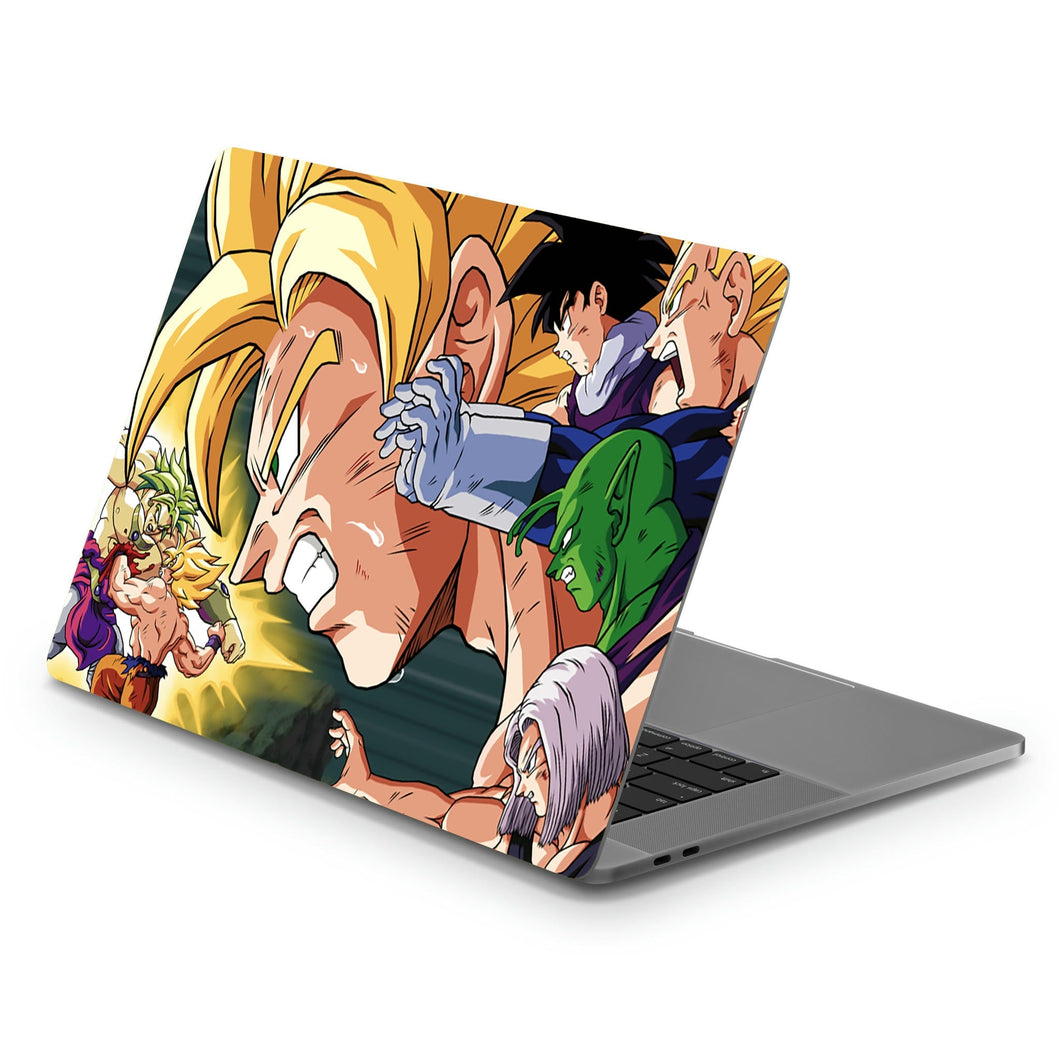 Saiyans vs Broly  Macbook Skin