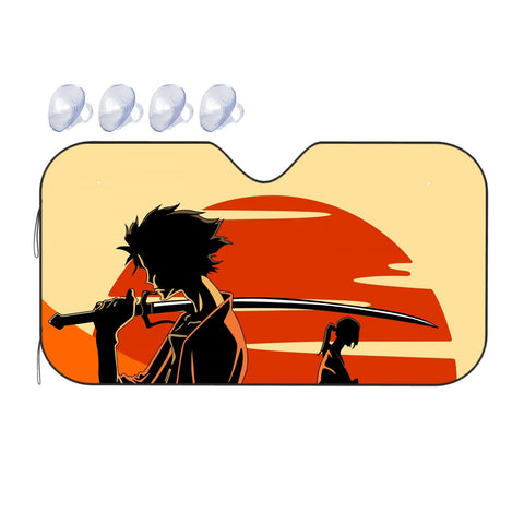 Samurai Champloo Car Sunshades