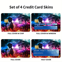 Load image into Gallery viewer, Samurai Champloo mugen colors rain  Credit Card Skins (4-in-1 Pack)
