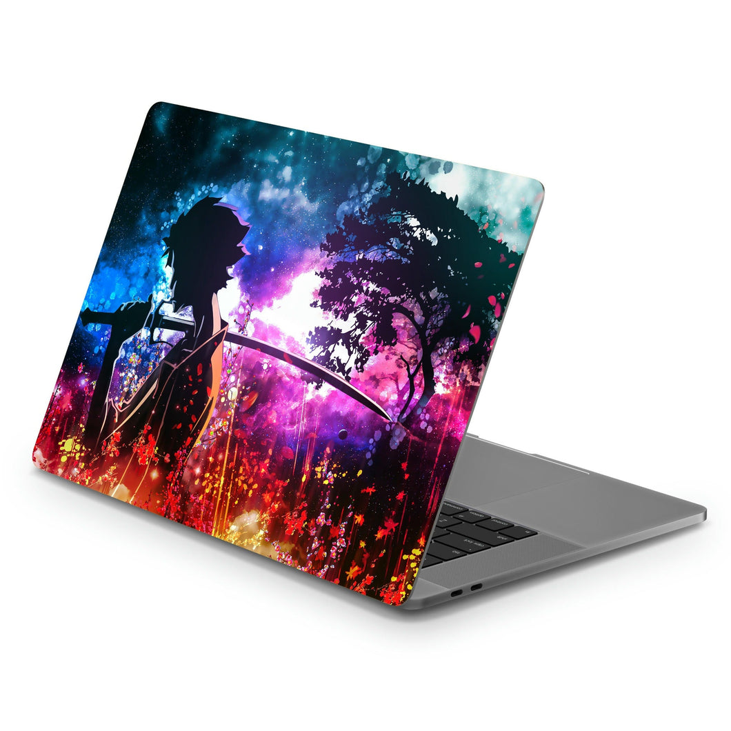 Samurai Champloo mugen colors rain  Macbook Skin