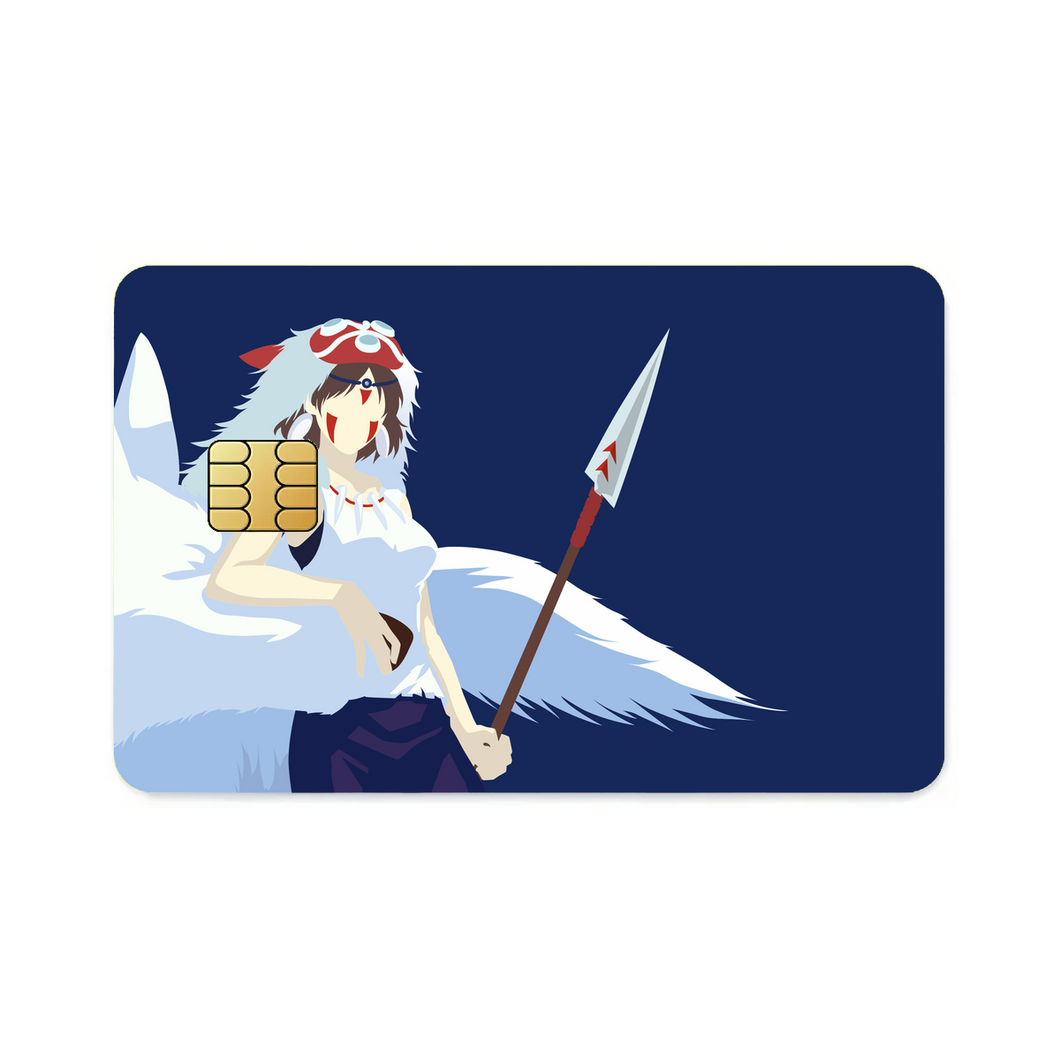 San Mononoke Hime / Princess Mononoke  Credit Card Skins (4-in-1 Pack)