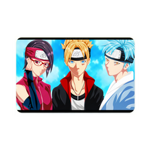 Load image into Gallery viewer, Sarada Uchiha Boruto Uzumaki  Credit Card Skins (4-in-1 Pack)

