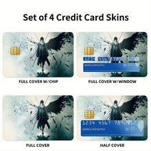 Load image into Gallery viewer, Saskey the hatred on its purest form Credit Card Skins (4-in-1 Pack)
