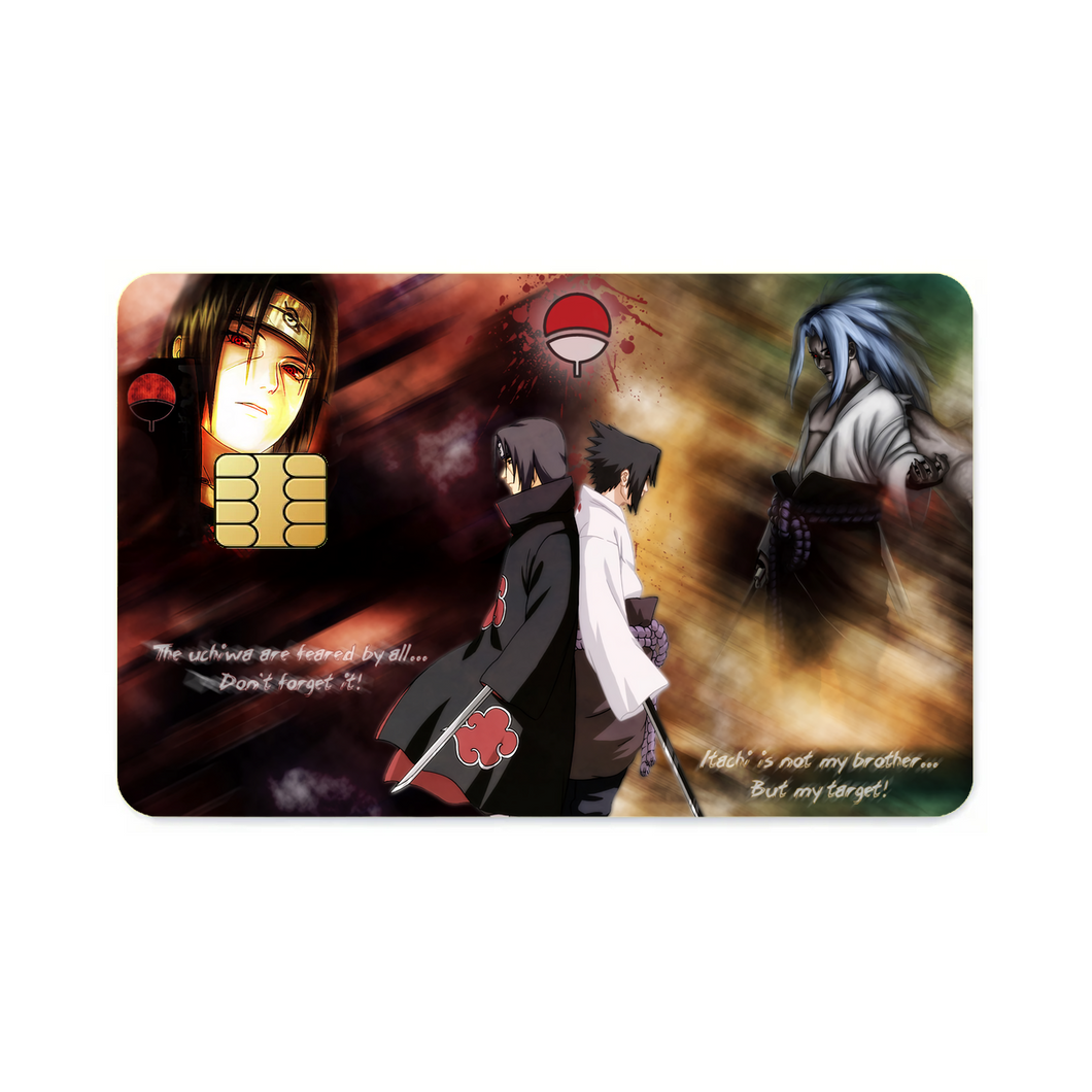 Sasuke and Itachi  Credit Card Skins (4-in-1 Pack)