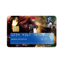 Load image into Gallery viewer, Sasuke and Itachi  Credit Card Skins (4-in-1 Pack)
