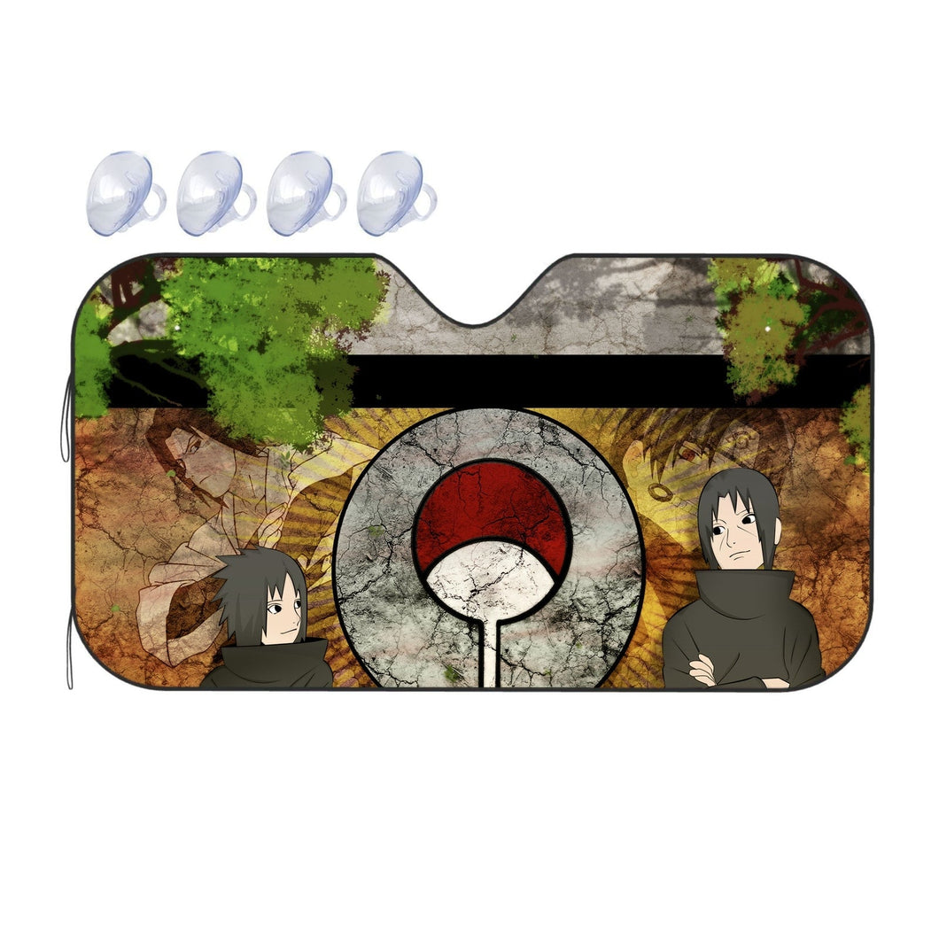 Sasuke and Itachi ( Naruto ) Car Sunshade