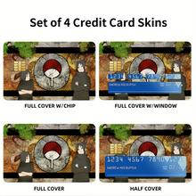 Load image into Gallery viewer, Sasuke and Itachi ( Naruto ) Credit Card Skins (4-in-1 Pack)

