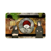 Load image into Gallery viewer, Sasuke and Itachi ( Naruto ) Credit Card Skins (4-in-1 Pack)
