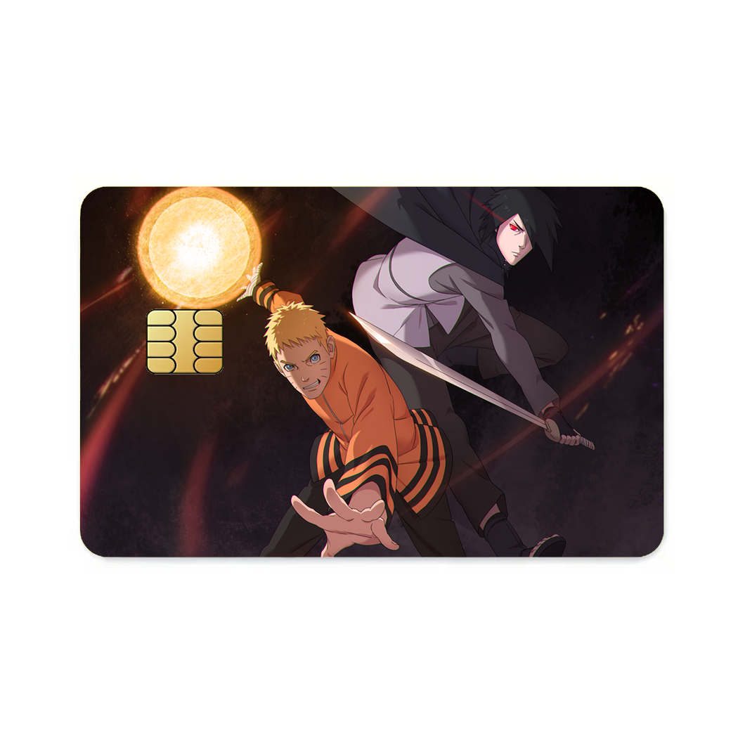 Sasuke and Naruto  Credit Card Skins (4-in-1 Pack)