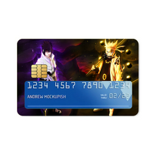 Load image into Gallery viewer, Sasuke and Naruto  Credit Card Skins (4-in-1 Pack)
