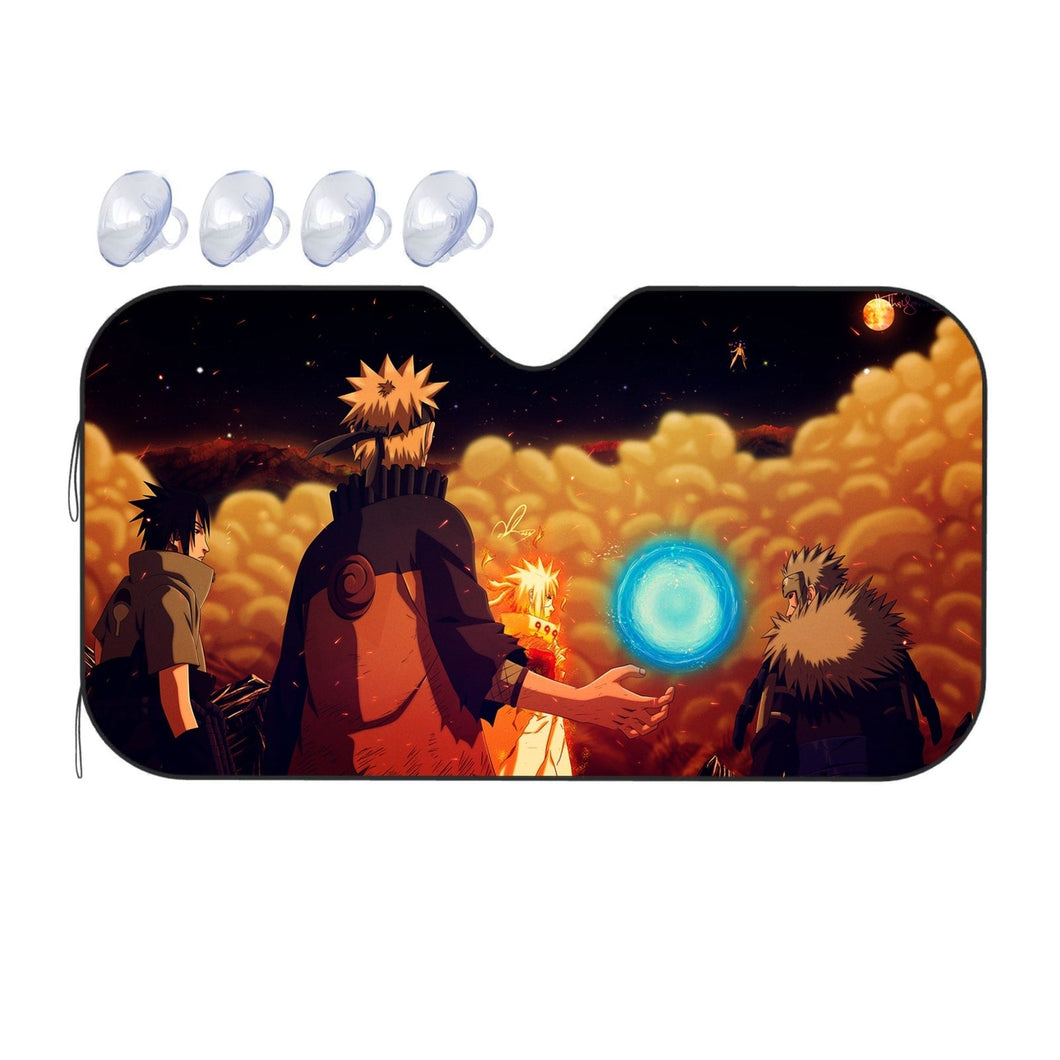 Sasuke,Naruto,Tobirama,Minato and Madara  Car Sunshade
