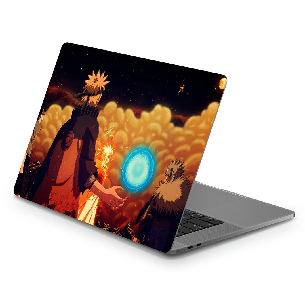 Sasuke,Naruto,Tobirama,Minato and Madara  Macbook Skin