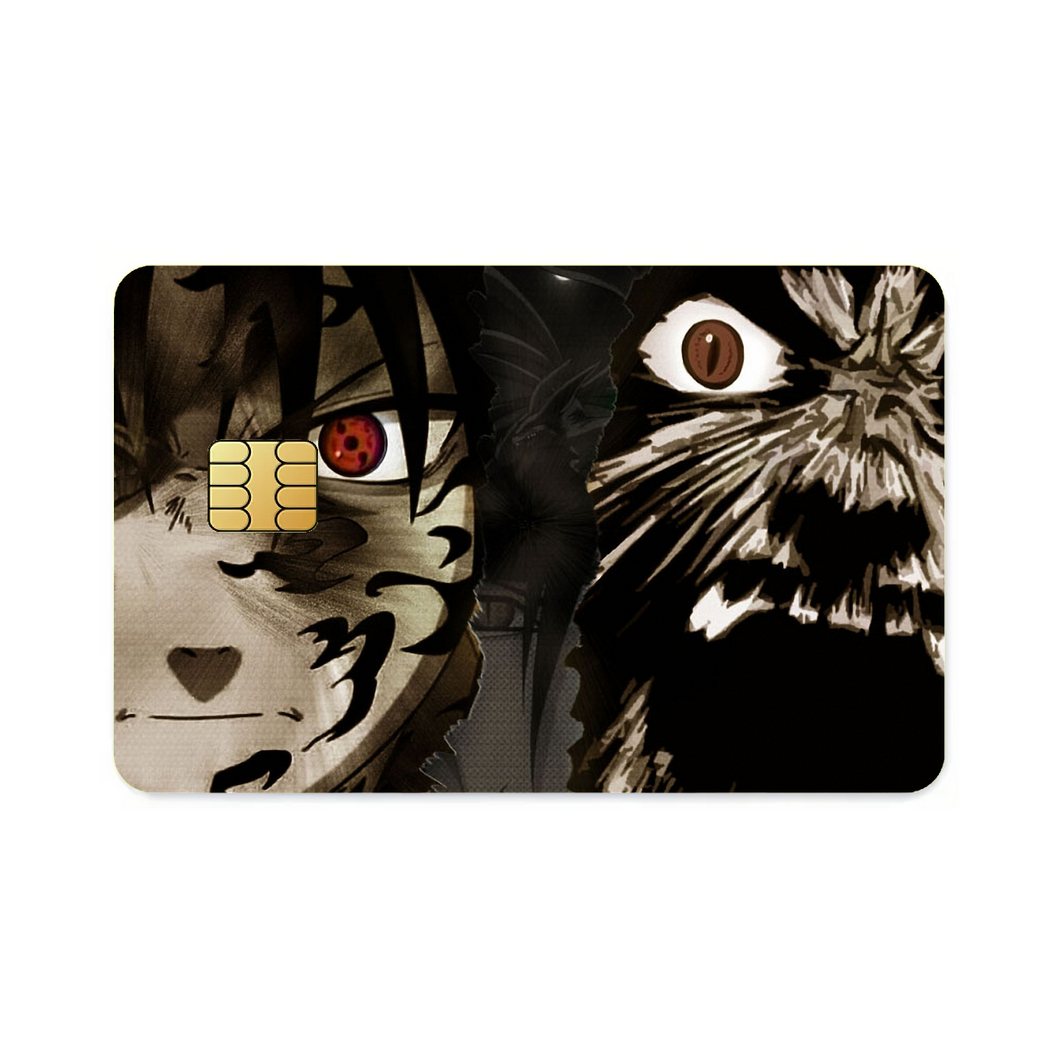 Sasuke Uchiha and Naruto Uzumaki  Credit Card Skins (4-in-1 Pack)