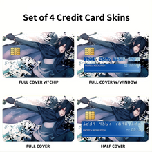 Load image into Gallery viewer, Sasuke Uchiha  Credit Card Skins (4-in-1 Pack)
