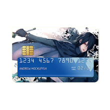 Load image into Gallery viewer, Sasuke Uchiha  Credit Card Skins (4-in-1 Pack)
