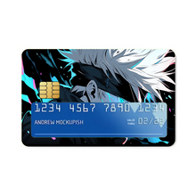 Load image into Gallery viewer, Satoru Gojo Acid Blue Eyes Credit Card Skins (4-in-1 Pack)
