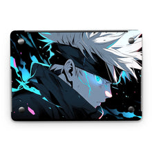 Load image into Gallery viewer, Satoru Gojo Acid Blue Eyes Macbook Skin
