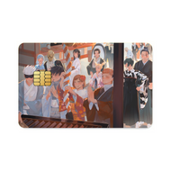 Satoru Gojo, Yuji Itadori, Aoi Todo, Toji Fushiguro, Mahito, Kento Nanami, Nobara Kugisaki, Toge Inumaki, Utahime Iori, Megumi Fushiguro, Maki Zenin, Momo Nishimiya, Shoko Ieiri and Yoshinobu Gakuganji  Credit Card Skins (4-in-1 Pack)