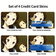 Load image into Gallery viewer, Satoshi Fukube And Mayaka Ibara  Faces  Credit Card Skins (4-in-1 Pack)
