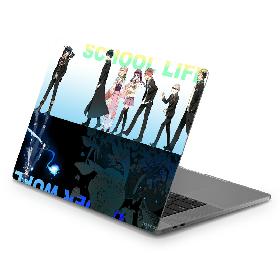 School Life & Demons  Macbook Skin