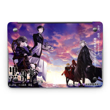 Load image into Gallery viewer, Sebastian Michaelis, Ciel Phantomhive and Undertaker (Black Butler)  Macbook Skin
