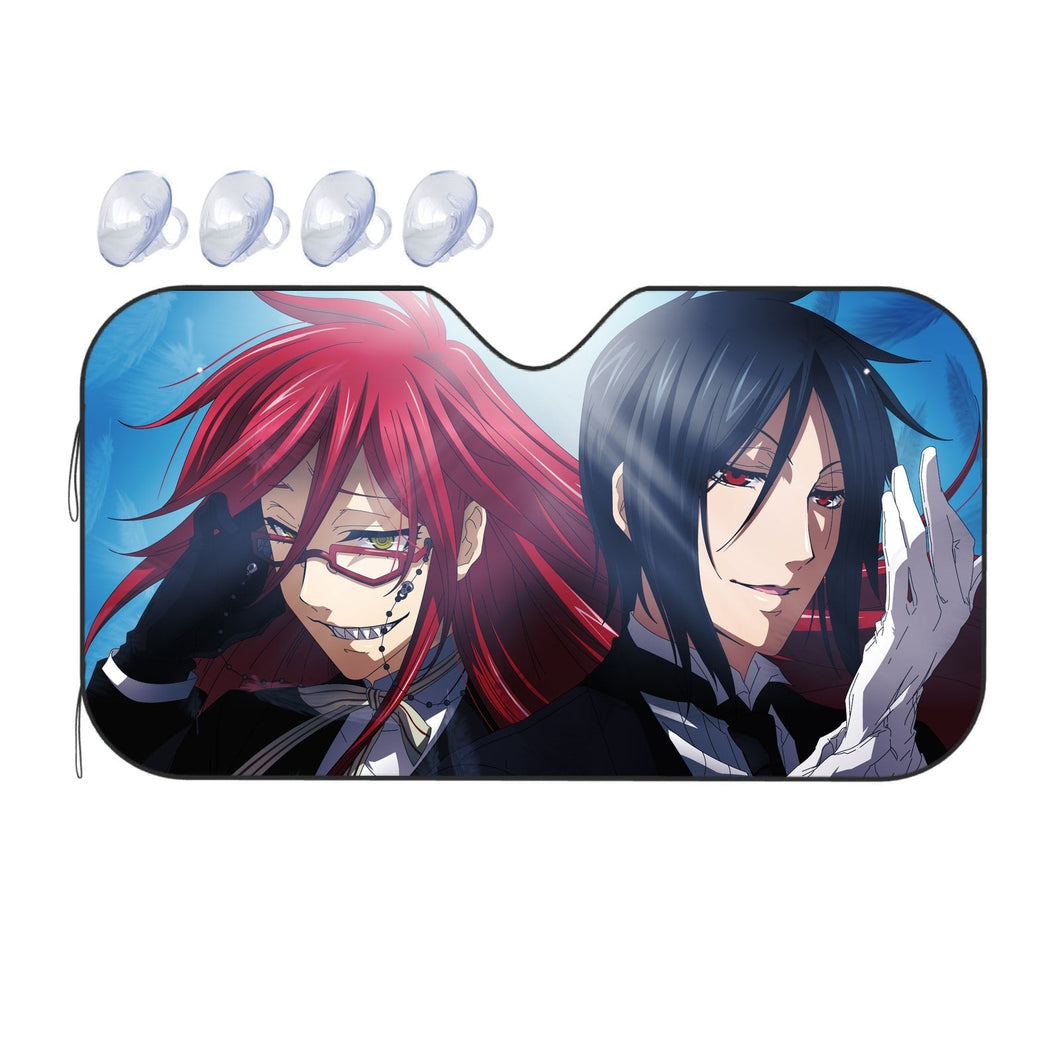 Sebastian Michaelis & Grell Sutcliff  Car Sunshade