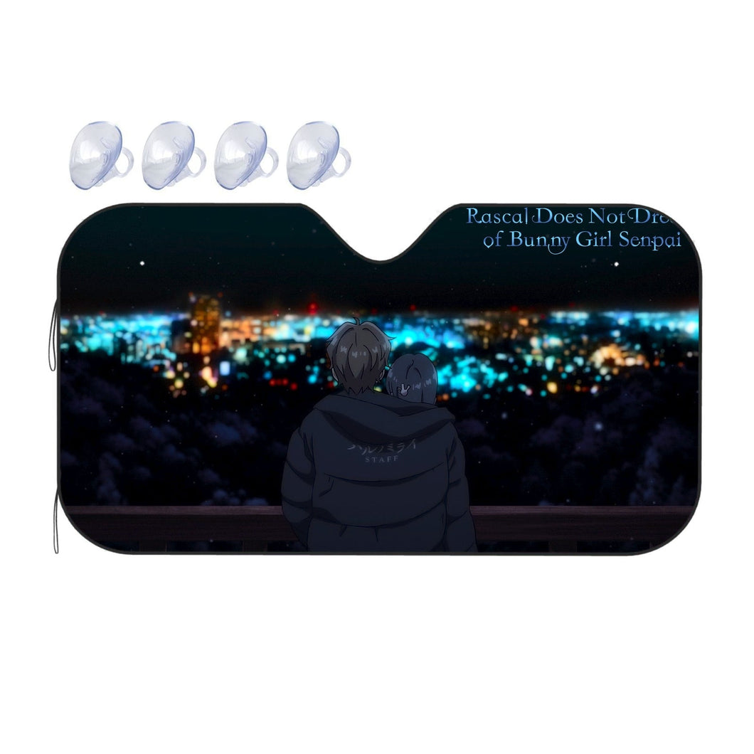 Seishun Buta Yarō wa Banīgāru Senpai no Yume o Minai  Car Sunshade