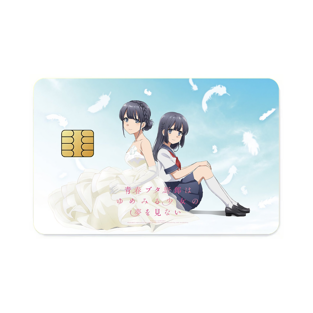 Seishun Buta Yarou wa Yumemiru Shoujo no Yume wo Minai  Credit Card Skins (4-in-1 Pack)