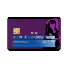Load image into Gallery viewer, Senjogahara - Monogatari Scene  Credit Card Skins (4-in-1 Pack)
