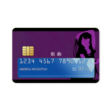 Load image into Gallery viewer, Senjogahara - Monogatari Scene  Credit Card Skins (4-in-1 Pack)
