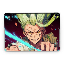 Load image into Gallery viewer, Senku Ishigami - Dr. Stone Anime Background  Macbook Skin
