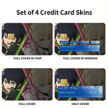 Load image into Gallery viewer, Seraph Of The End  Credit Card Skins (4-in-1 Pack)
