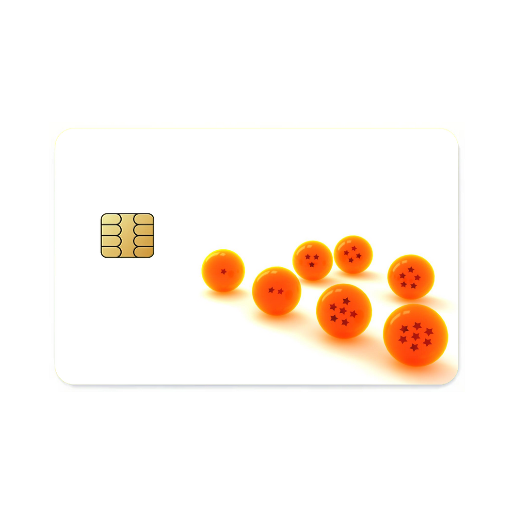 Seven Dragon Balls Credit Card Skins (4-in-1 Pack)