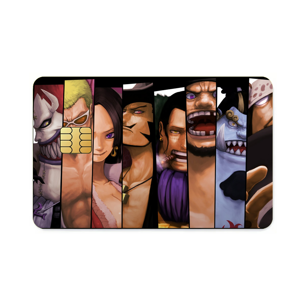 shichibukai  Credit Card Skins (4-in-1 Pack)