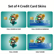 Load image into Gallery viewer, Shigeo and Ekubo  Credit Card Skins (4-in-1 Pack)
