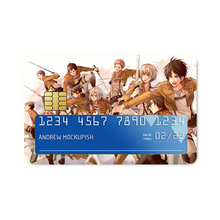 Load image into Gallery viewer, Shingeki no Kyojin - 104th Trainees Squad  Credit Card Skins (4-in-1 Pack)
