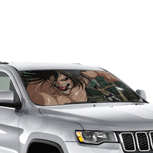 Load image into Gallery viewer, Shingeki no Kyojin - Eren and his Titan  Car Sunshade

