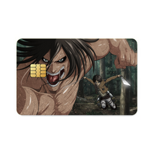 Load image into Gallery viewer, Shingeki no Kyojin - Eren and his Titan  Credit Card Skins (4-in-1 Pack)
