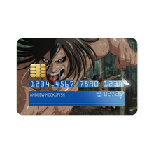 Load image into Gallery viewer, Shingeki no Kyojin - Eren and his Titan  Credit Card Skins (4-in-1 Pack)
