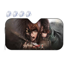 Load image into Gallery viewer, Shingeki no Kyojin - Eren/Titan  Car Sunshade
