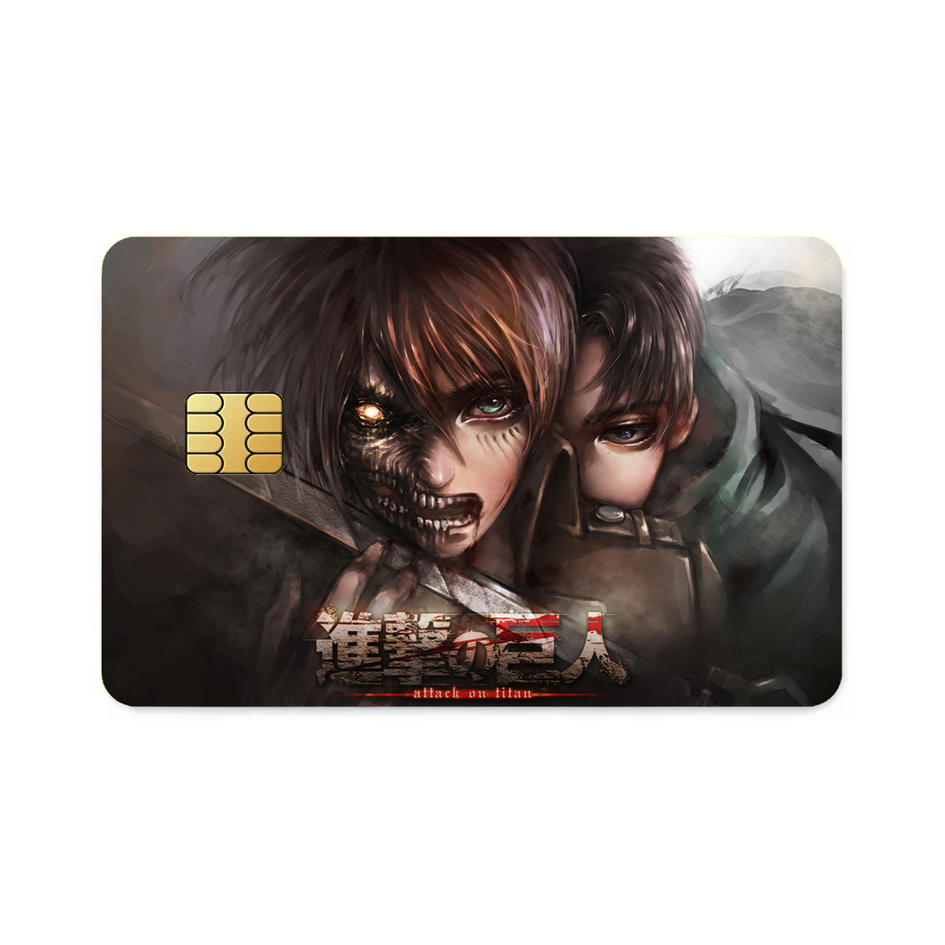 Shingeki no Kyojin - Eren/Titan  Credit Card Skins (4-in-1 Pack)