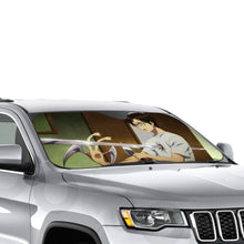 Load image into Gallery viewer, Shinich getting stabbed (Parasyte Car Sunshade
